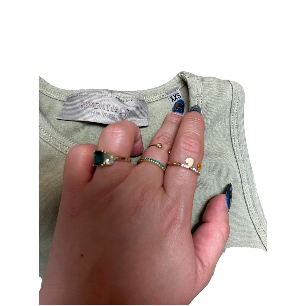 Fear of God Essentials Women Sport Tank Desert Taupe Size XXS EUC - Picture 4 of 4